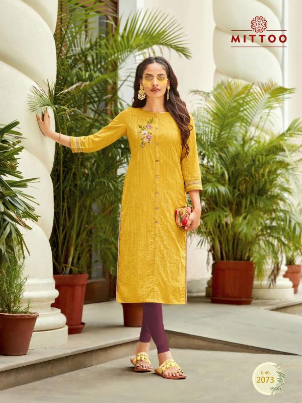 Mittoo Priyal 10 Cotton Weaving Exclusive  Designer Kurti Collection